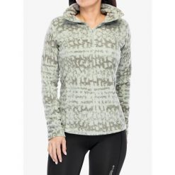 Bluza bez kaptura damska Columbia Glacial IV Print 1/2 Zip. Brązowe bluzy bez kaptura damskie Columbia, xs. Za 108.99 zł.