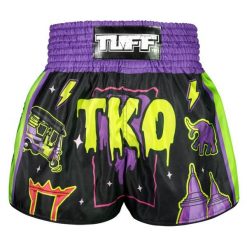 Spodenki treningowe TUFF The TKO Night. Czarne szorty damskie TUFF, bez wzorów, sportowe. Za 149.00 zł.