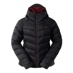 Kurtka Damska Torrek Baffled Padded Jacket. Czarne kurtki damskie Dare 2b, bez wzorów, z puchu, bez kaptura. Za 364.99 zł.