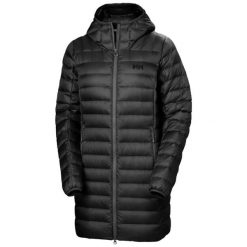 Damska długa kurtka z kapturem Helly Hansen Verglas. Czarne kurtki damskie Helly Hansen, xs, bez wzorów, z materiału, z kapturem. Za 1,113.00 zł.