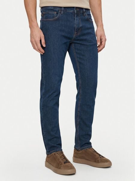 BOSS Jeansy Delaware Bo 50564546 Granatowy Slim Fit. Niebieskie jeansy męskie Boss. Za 549.99 zł.