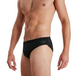 Slipy kąpielówki męskie Speedo Eco End. Czarne kąpielówki męskie Speedo, m, bez wzorów, z poliesteru, do pływania. Za 169.50 zł.