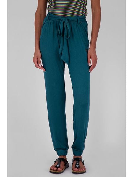 Alife and kickin Spodnie "AliceAK" w kolorze turkusowym rozmiar: S. Niebieskie spodnie materiałowe damskie Alife and Kickin, bez wzorów, z materiału. Za 96.83 zł.