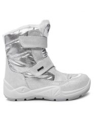 Primigi Śniegowce 6882500 S GORE-TEX Srebrny. Szare kozaki dziewczęce Primigi, bez wzorów, z gore-texu, bez obcasa. Za 479.99 zł.