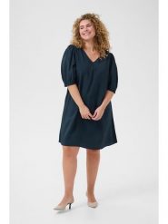 KAFFE curve Sukienka w kolorze morskim rozmiar: 44. Niebieskie sukienki damskie KAFFE curve, bez wzorów, bez kołnierzyka, bez ramiączek, mini. Za 86.99 zł.