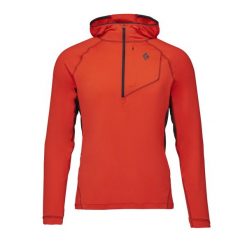 Bluza z kapturem Black Diamond Alpenglow Pro. Brązowe bluzy z kapturem męskie Black Diamond, s, z dżerseju. Za 502.50 zł.