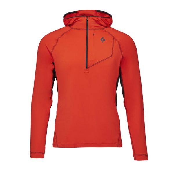 Bluza z kapturem Black Diamond Alpenglow Pro. Brązowe bluzy z kapturem męskie Black Diamond, s, z dżerseju. Za 502.50 zł.
