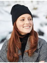 Capo Czapka dzianinowa w kolorze czarnym rozmiar: onesize. Czarne czapki zimowe damskie Capo, z dzianiny. Za 79.03 zł.