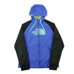 Second life - Bluza damska z kapturem full-zip The North Face - Jak nowy. Fioletowe bluzy sportowe damskie The North Face, l, bez wzorów, bez ramiączek, z kapturem. Za 136.28 zł.