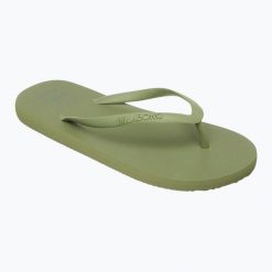 Japonki damskie Billabong Sunlight. Zielone klapki damskie Billabong, bez wzorów, bez obcasa. Za 53.99 zł.