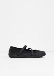 Baleriny barefoot z elastyczną podeszwą. Czarne baleriny damskie bonprix, bez wzorów, bez obcasa. Za 99.99 zł.