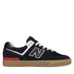 Tenisówki New Balance. Czarne trampki i tenisówki męskie New Balance, bez wzorów, bez zapięcia. Za 449.99 zł.
