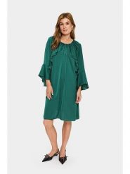 SAINT TROPEZ Sukienka w kolorze zielonym rozmiar: XS. Zielone sukienki damskie Saint Tropez, na co dzień, xs, bez wzorów, bez kołnierzyka, bez ramiączek, midi, proste. Za 130.99 zł.