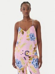 LOLA CASADEMUNT Top LS2615061 Różowy Regular Fit. Czerwone topy damskie lola casademunt, s, bez wzorów, z syntetyku, bez kołnierzyka. Za 336.99 zł.