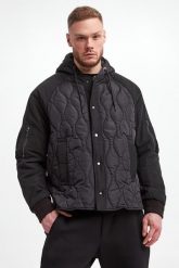Kurtka męska pikowana EMPORIO ARMANI. Kurtki męskie Emporio Armani, m, bez wzorów, bez kaptura. W wyprzedaży za 1,911.20 zł.
