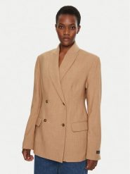 Herskind Marynarka Laila 5411177 Beżowy Slim Fit. Brązowe marynarki i żakiety damskie Herskind, bez wzorów, z syntetyku. Za 1,099.00 zł.