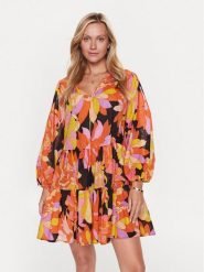 Seafolly Sukienka plażowa 54913-DR Czarny. Czarne sukienki damskie Seafolly, na plażę, bez wzorów, z bawełny, bez kołnierzyka, bez ramiączek. Za 359.99 zł.