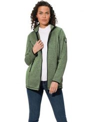 WITT WEIDEN Kurtka polarowa w kolorze zielonym rozmiar: 38. Zielone kurtki damskie WITT WEIDEN, bez wzorów, z polaru, bez kaptura. Za 56.99 zł.