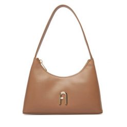 Torebka Furla. Brązowe torebki klasyczne damskie Furla, bez wzorów, bez dodatków. Za 1,179.00 zł.