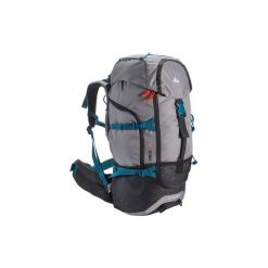 Plecak trekkingowy Forclaz 50 l. Szare plecaki damskie QUECHUA, bez wzorów, z materiału. Za 129.99 zł.