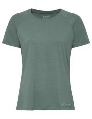 Funktionsshirt W Essential Wool T-Shirt. Czerwone t-shirty damskie Vaude, bez wzorów, bez kołnierzyka. Za 319.00 zł.