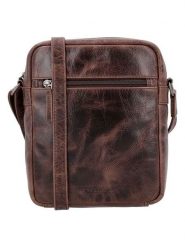 HIDE & STITCHES Skórzana torebka w kolorze brązowym - 19 x 23 x 6 cm rozmiar: onesize. Brązowe torebki klasyczne damskie HIDE & STITCHES, bez wzorów, z materiału, bez dodatków. Za 165.99 zł.