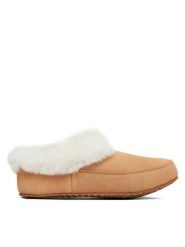 Sorel Kapcie Sorel Go™ - Coffee Run NL3692-253 Brązowy. Brązowe kapcie damskie Sorel, ze skóry. Za 356.99 zł.