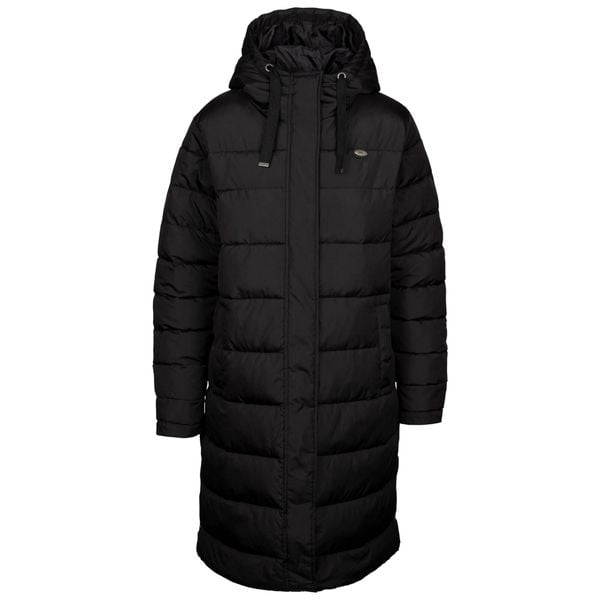Kurtka Ocieplana Damska Leyla. Czarne kurtki damskie Trespass, s, bez wzorów, z puchu, bez kaptura. Za 320.99 zł.