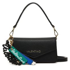 Torebka Valentino. Czarne torebki klasyczne damskie Valentino, bez wzorów, bez dodatków. Za 549.99 zł.