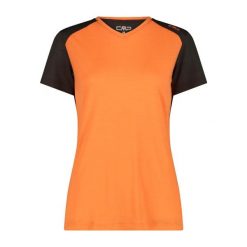 Koszulka damska turystyczna CMP 35N6896. Brązowe t-shirty damskie CMP, l, bez wzorów, z materiału, bez kołnierzyka. Za 232.20 zł.