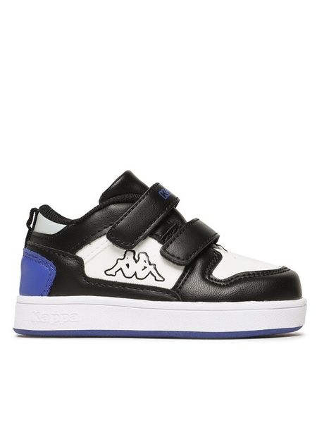 Kappa Sneakersy 280014M Czarny. Czarne buty sportowe chłopięce Kappa, ze skóry, bez zapięcia. Za 99.99 zł.