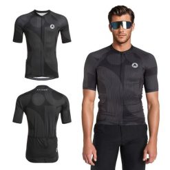 Koszulka rowerowa męska ATTABO Vites. Czarne t-shirty sportowe męskie ATTABO, l, bez ramiączek, rowerowe. Za 80.99 zł.