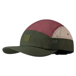 Czapka z daszkiem BUFF 5 PANEL GO CAP DOMUS APRICOT. Zielone czapki męskie Buff, na wiosnę, bez wzorów. W wyprzedaży za 134.90 zł.