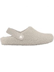Klapki Crocs Classic Cozzzy Dorośli. Białe klapki damskie Crocs, bez wzorów, z futra, bez obcasa. Za 262.00 zł.