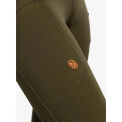 Spodnie trekkingowe damskie Fjallraven Abisko Trekking Tights HD. Zielone spodnie dresowe damskie Fjällräven, na lato, s, bez wzorów. Za 893.70 zł.