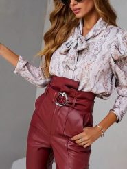 LA Angels Bluzka w kolorze kremowym rozmiar: XL. Brązowe bluzki damskie LA Angels, xl, bez wzorów, bez kołnierzyka, bez ramiączek. Za 122.09 zł.