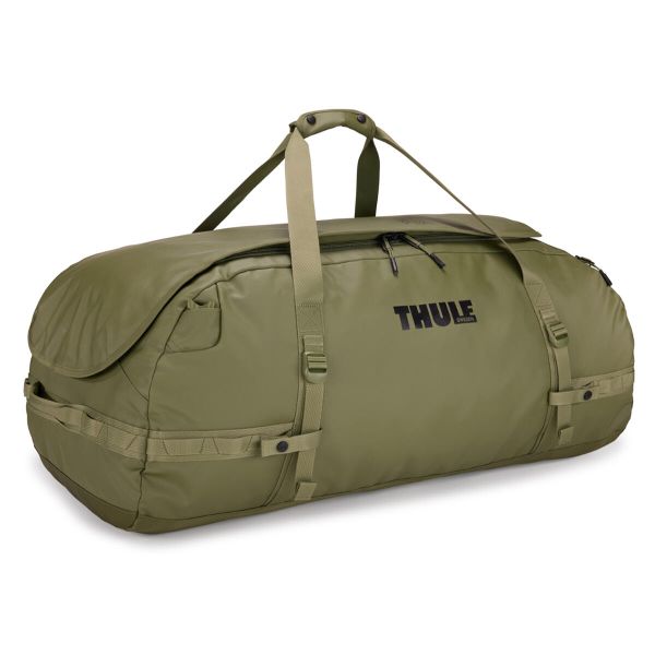 Torba podróżna Thule Chasm 130 L - olivine/olivine. Zielone torebki klasyczne damskie Thule, bez wzorów, bez dodatków. Za 778.99 zł.