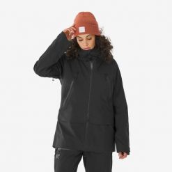 Kurtka narciarska damska Simond FR900 freeride. Czarne kurtki damskie SIMOND, na zimę, m, bez wzorów, bez kaptura. Za 879.99 zł.