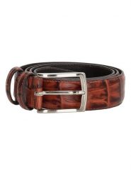 D exclusive Skórzany pasek w kolorze jasnobrązowym rozmiar: 95. Brązowe paski męskie d exclusive, bez wzorów, z materiału. Za 108.99 zł.