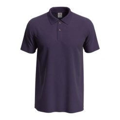 Klasyczna Koszulka Polo Dla Dorosłych Unisex. Czerwone koszulki polo męskie Stedman, l, bez wzorów, z bawełny, bez ramiączek. Za 79.99 zł.