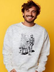 WOOOP Bluza "Holiday" w kolorze szarym rozmiar: XL. Białe bluzy bez kaptura męskie Wooop, xl, z bawełny. Za 140.86 zł.