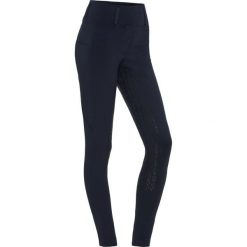 Damskie legginsy jeździeckie z pełną przyczepnością Equipage Shannon. Niebieskie legginsy damskie EQUIPAGE, m, bez wzorów, z elastanu. Za 389.00 zł.