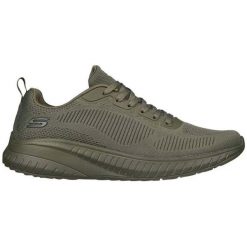 Buty Sportowe Męskie Skechers Bobs Squad Chaos Prism Bold. Zielone buty sportowe na co dzień męskie Skechers, bez zapięcia. Za 269.00 zł.