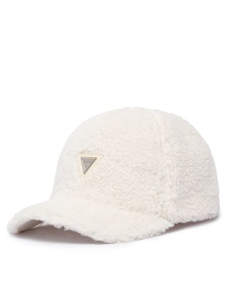 Guess Czapka z daszkiem J6BZ48 W4086 Kremowy. Białe czapki z daszkiem damskie Guess, z aplikacjami, z poliesteru. Za 134.99 zł.
