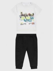 Guess Komplet t-shirt i spodnie I3RG18 K6YW0 Kolorowy Regular Fit. Spodnie niemowlęce Guess, z aplikacjami, z bawełny. Za 149.99 zł.
