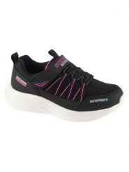 Skechers Sneakersy Bounder Pro-Aqua Step Czarny. Czarne buty sportowe dziewczęce Skechers, bez wzorów, bez zapięcia. Za 183.59 zł.