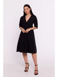 Be Wear Sukienka w kolorze czarnym rozmiar: XL. Czarne sukienki damskie Be Wear, xl, bez wzorów, bez kołnierzyka, bez ramiączek, midi. Za 166.49 zł.
