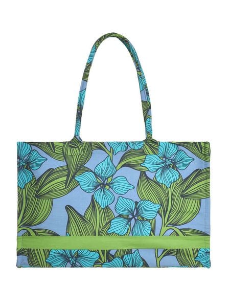 BLE Shopper bag w kolorze błękitno-zielonym - 58 x 32 cm rozmiar: onesize. Niebieskie shopper bag damskie BLE, bez wzorów, z materiału, na ramię, bez dodatków. Za 76.39 zł.