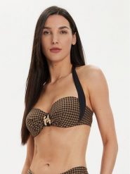 Selmark Góra od bikini BL016 Brązowy. Brązowe bikini damskie SELMARK, bez wzorów. Za 179.99 zł.