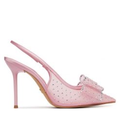 Szpilki Aldo. Czerwone szpilki Aldo, bez wzorów, bez obcasa. Za 499.99 zł.